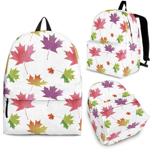 Maple Leaves Pattern Backpack
