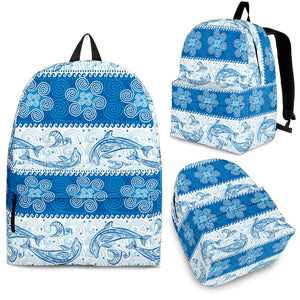 Dolphin Tribal Pattern Backpack
