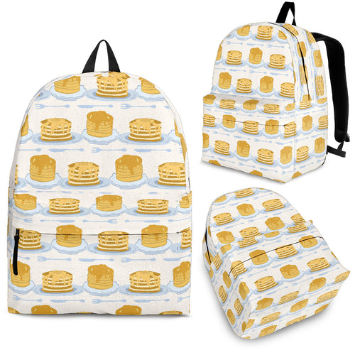 Pancake Pattern Print Design 01 Backpack