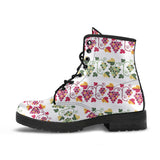 Grape Grahpic Decorative Pattern Leather Boots