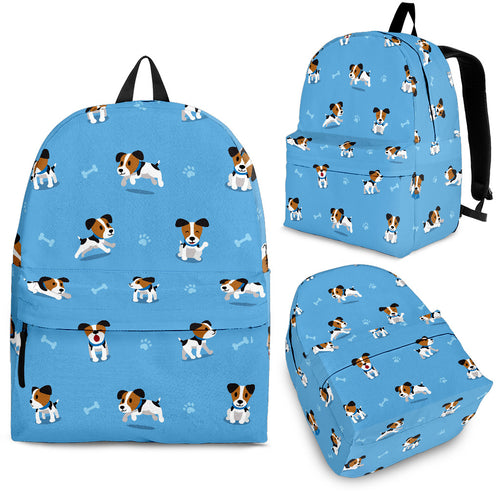 Jack Russel Pattern Print Design 04 Backpack