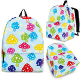 Colorful Mushroom Pattern Backpack