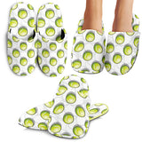 Tennis Pattern Print Design 05 Slippers