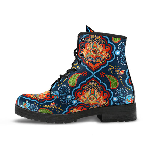 Indian Traditional Pattern Leather Boots