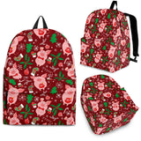 Pig Pattern Print Design 01 Backpack