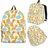 Giraffe Pattern Print Design 05 Backpack