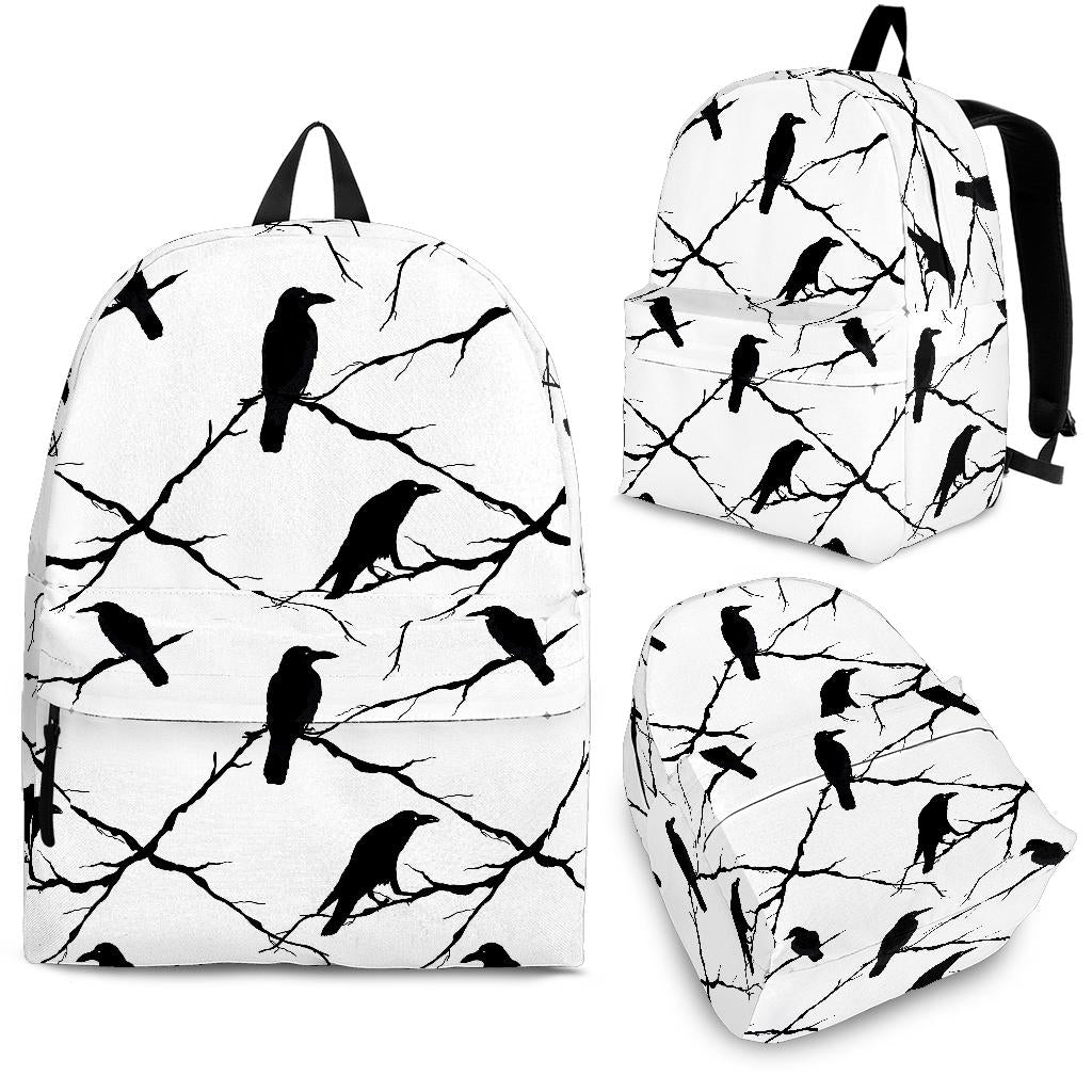 Crow Pattern Background Backpack