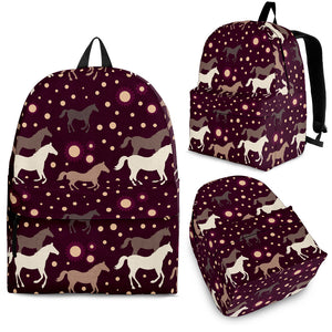 Horse Pattern Background Backpack