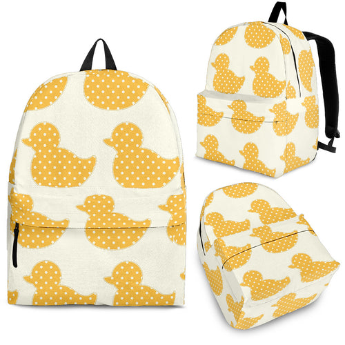 Duck Toy Pattern Print Design 05 Backpack