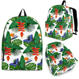 Heliconia Butterfly Leaves Pattern Backpack