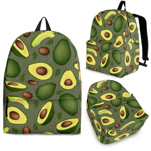 Avocado Pattern Background Backpack