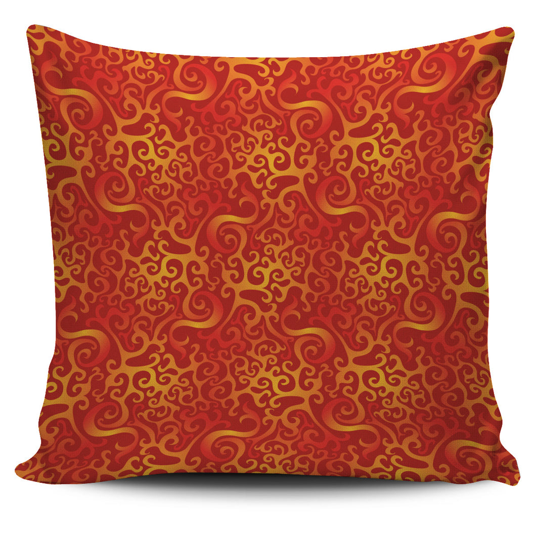 Flame Fire Pattern Pillow Cover