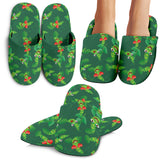 Green Peas Pattern Print Design 05 Slippers