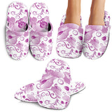 Orchid Pattern Slippers