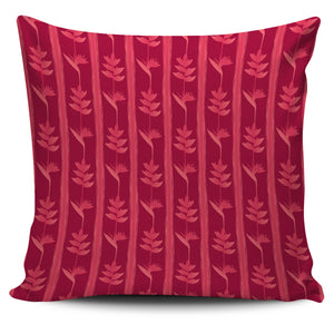 Heliconia Pink Pattern Pillow Cover