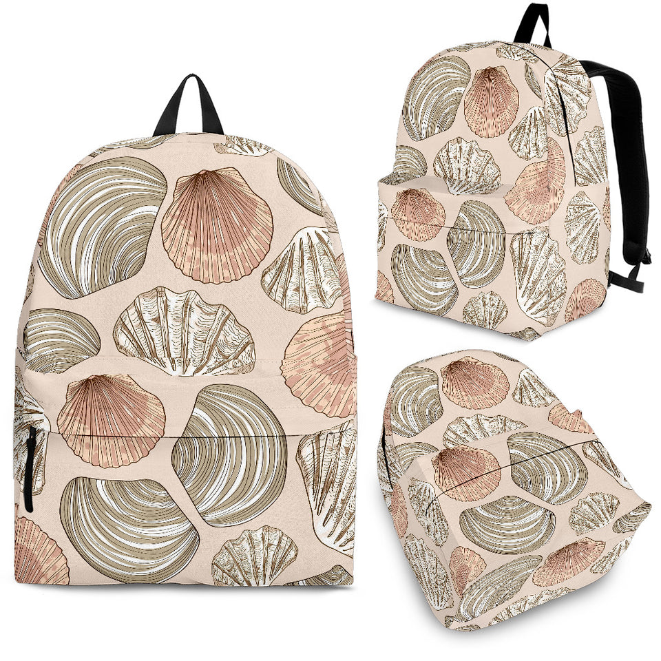 Shell Pattern Background Backpack