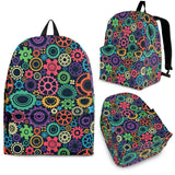 Gear Pattern Print Design 02 Backpack