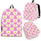 Fried Eggs Pattern Print Design 02 Backpack