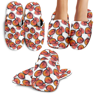 Sun Glasses Pattern Print Design 01 Slippers