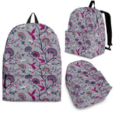 Hummingbird Pattern Print Design 04 Backpack