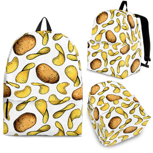 Potato Chips Pattern Print Design 01 Backpack