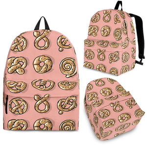 Pretzels Pattern Print Design 04 Backpack