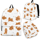 Pomeranian Yoga Pattern Backpack