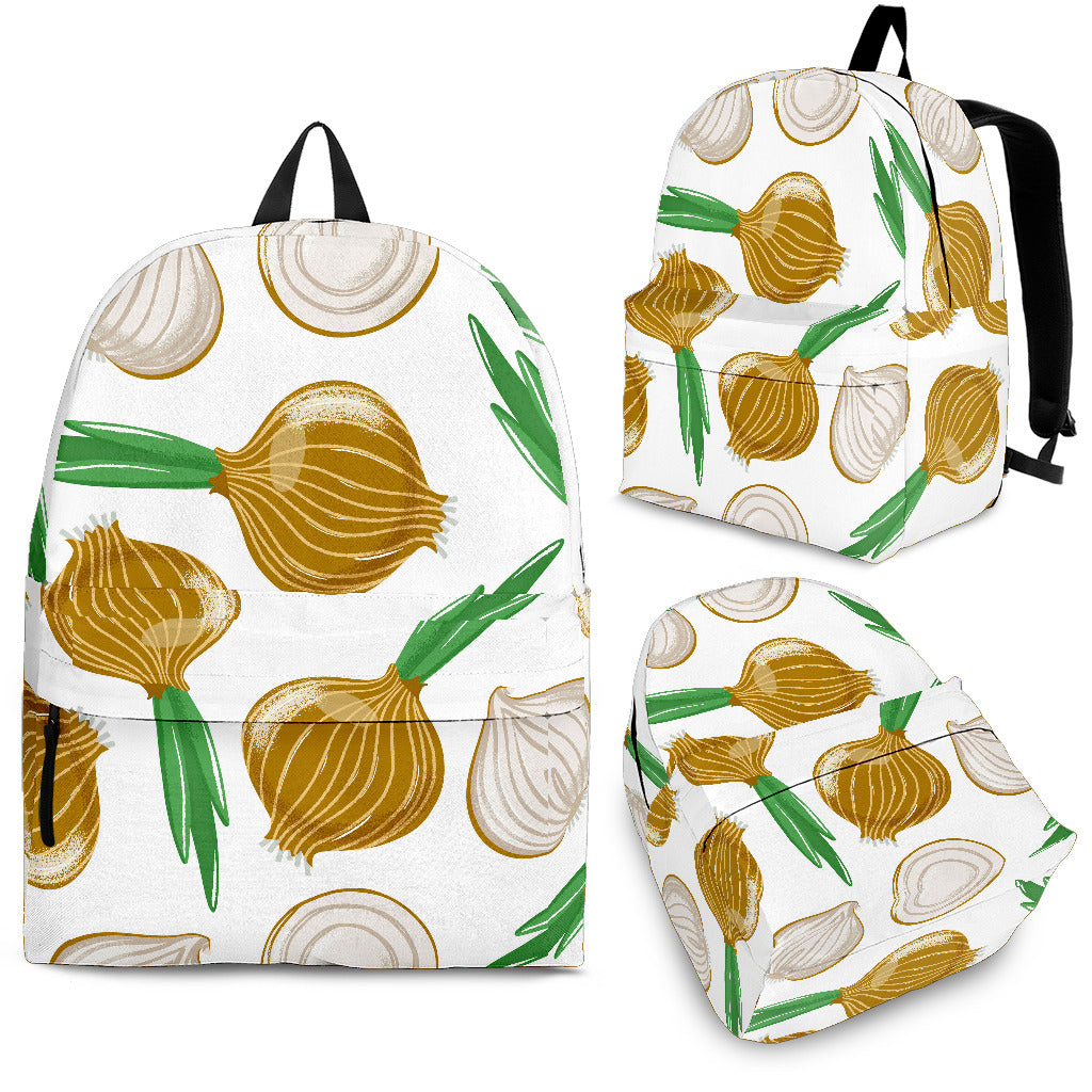 Onion Pattern Background Backpack
