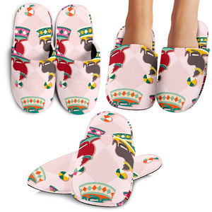 Colorful Sea Lion Pattern Slippers