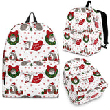 Hedgehog Pattern Print Design 05 Backpack