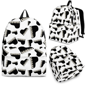 Piano Pattern Print Design 02 Backpack