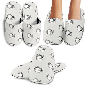 Eagle Pattern Print Design 03 Slippers