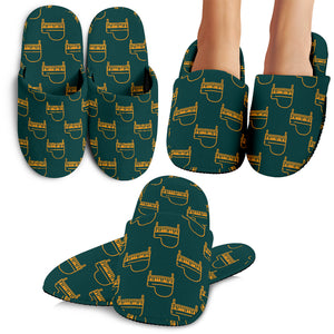 Piano Pattern Print Design 03 Slippers