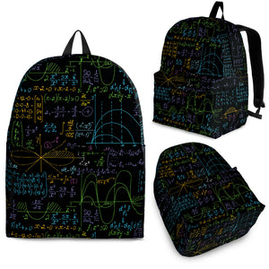 Math Pattern Print Design 04 Backpack