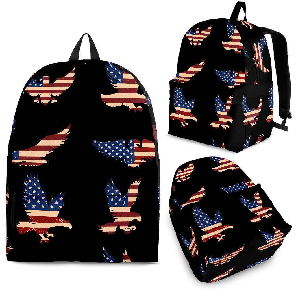 Eagle Pattern Print Design 04 Backpack