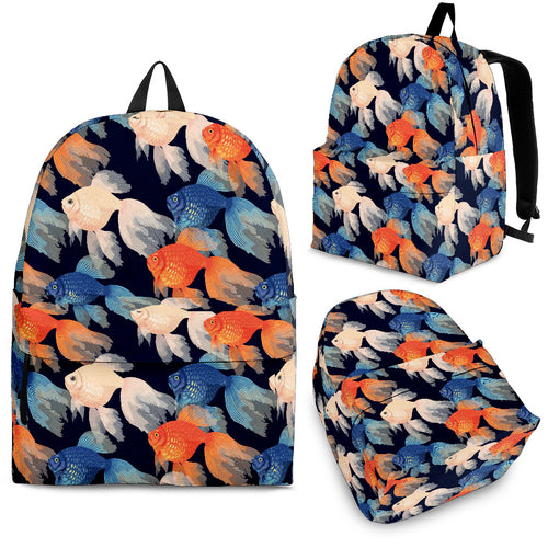 Goldfish Pattern Print Design 04 Backpack