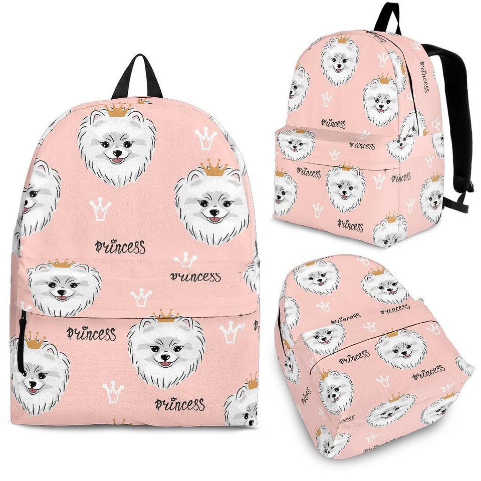 Pomeranian Pattern Backpack