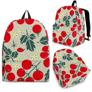 Hand Drawn Tomato Pattern Backpack
