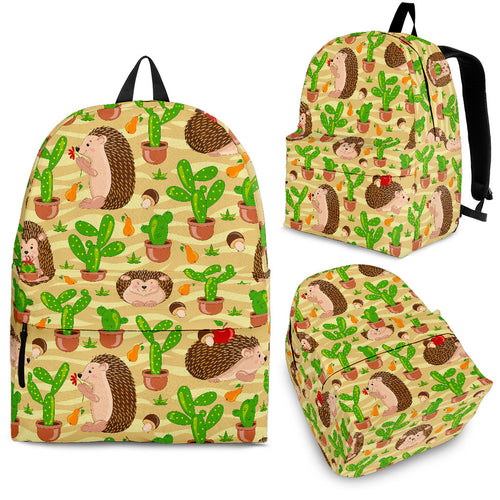 Hedgehog Pattern Print Design 02 Backpack