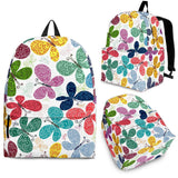 Colorful Butterfly Pattern Backpack
