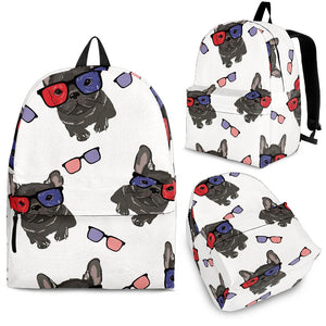French Bulldog Sunglass Pattern Backpack