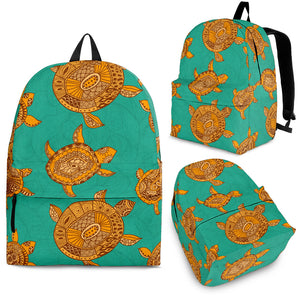 Sea Turtle Tribal Aboriginal Pattern Backpack