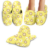 Fried Eggs Pattern Print Design 03 Slippers