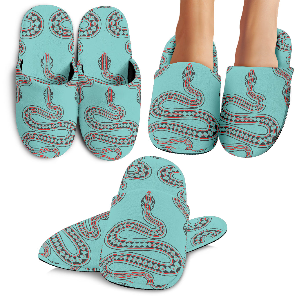 Snake Tribal Pattern Slippers