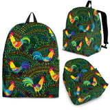 Rooster Chicken Pattern Theme Backpack