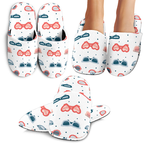 Sun Glasses Pattern Print Design 02 Slippers