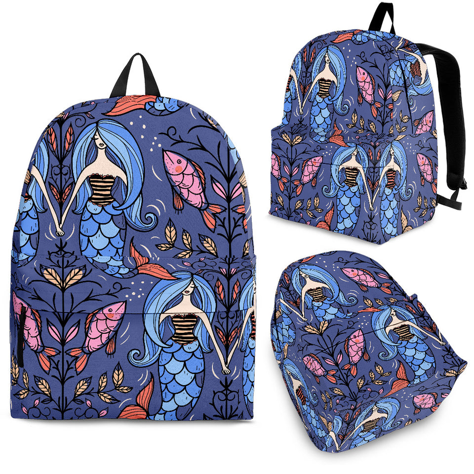 Mermaid Pattern  Backpack