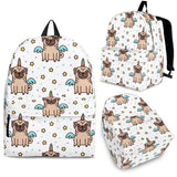 Unicorn Pug Pattern Backpack