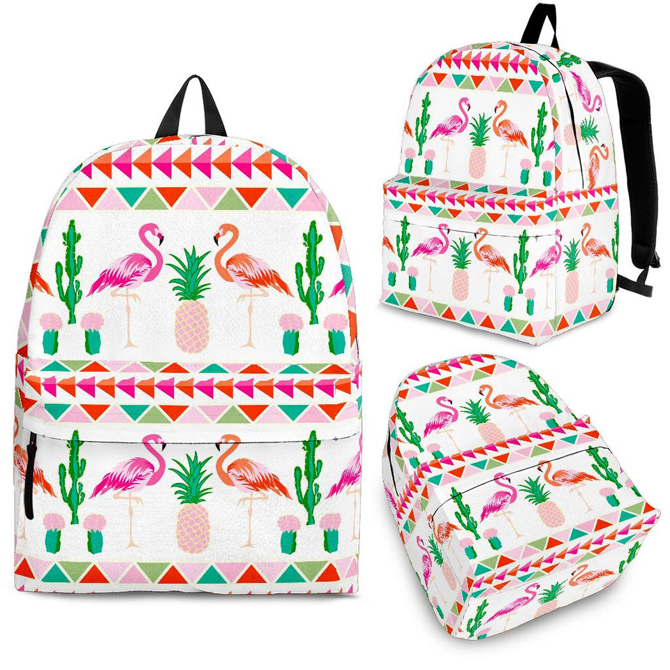Flamingo Pattern Backpack