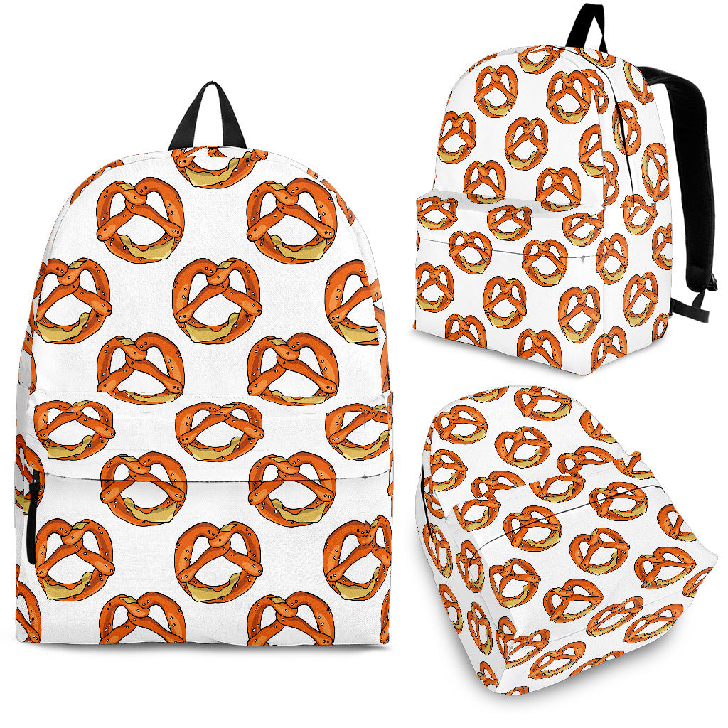 Pretzels Pattern Print Design 03 Backpack